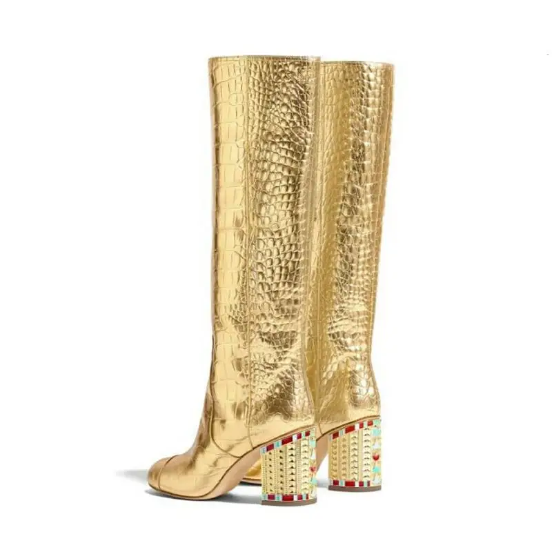 Scarpe donna/Женская обувь зимние высокие сапоги женская без шнуровки на каблуке 9 см с