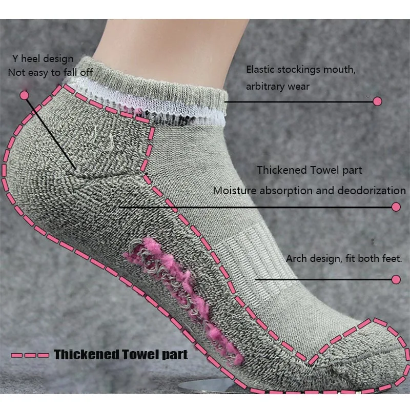 Нэнси TINO спортивные носки Для женщин утепленные махровые хлопковые короткие без
