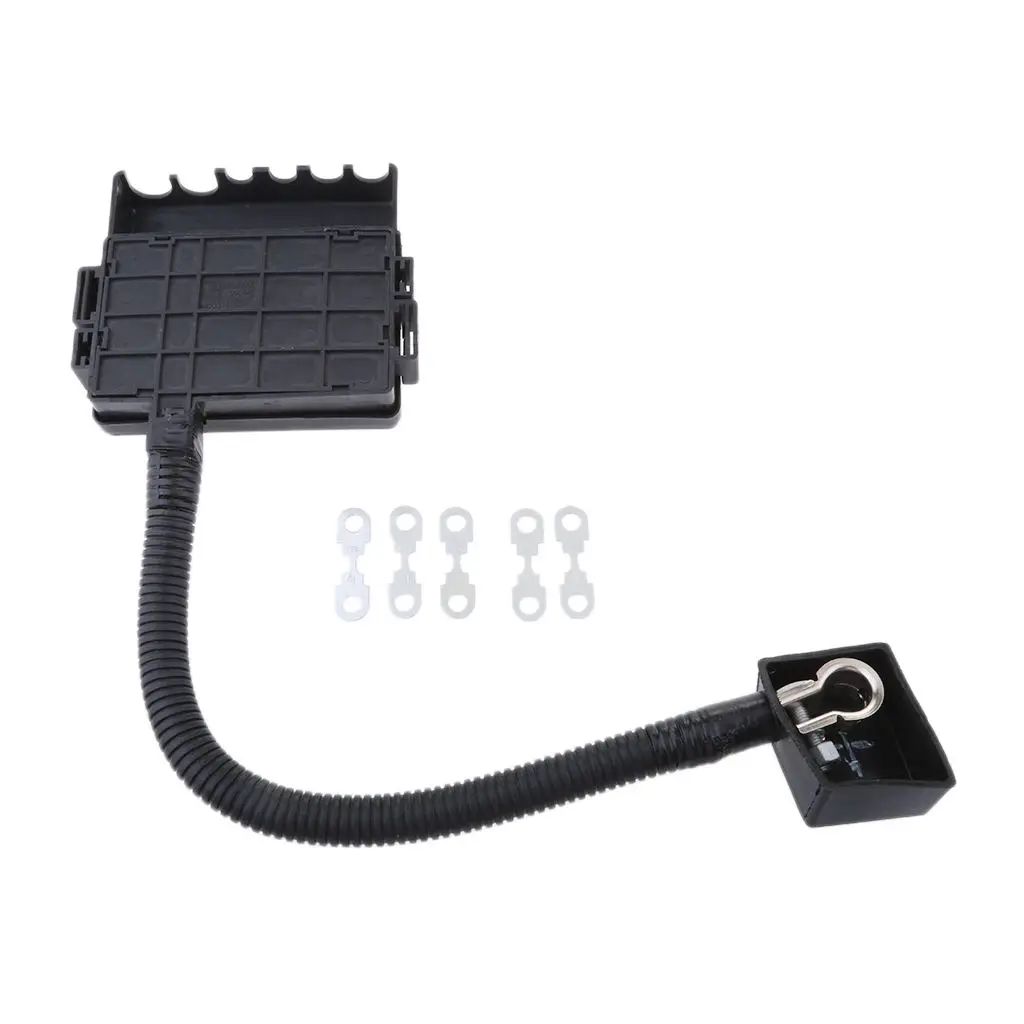 

6 Way Circuit Marine Yacht Battery Terminal Fuse Box Block With Cable