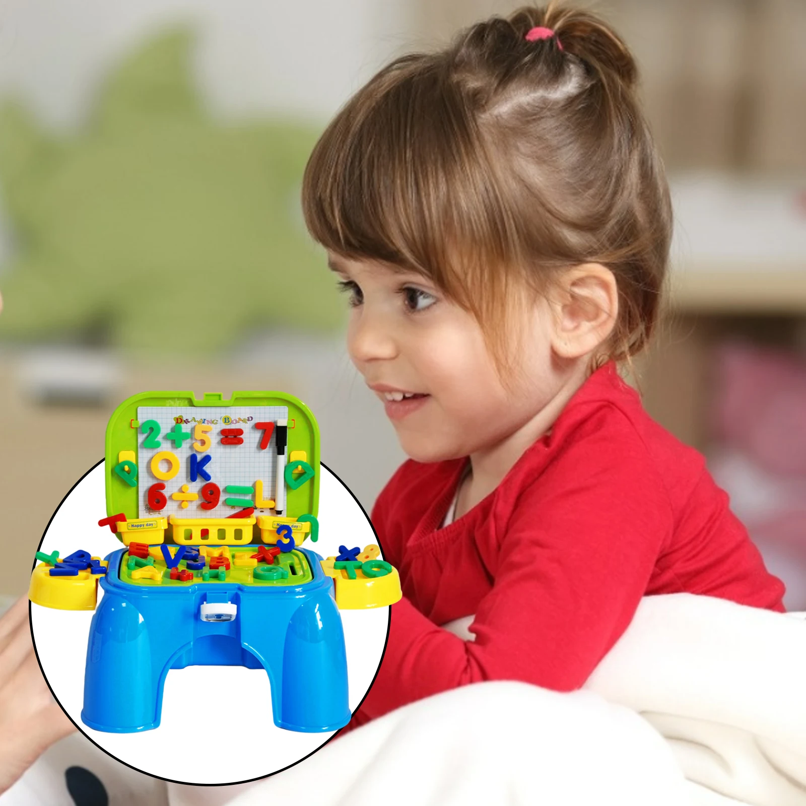 

Детская обучающая игрушка-стул, многофункциональная обучающая игрушка для малышей