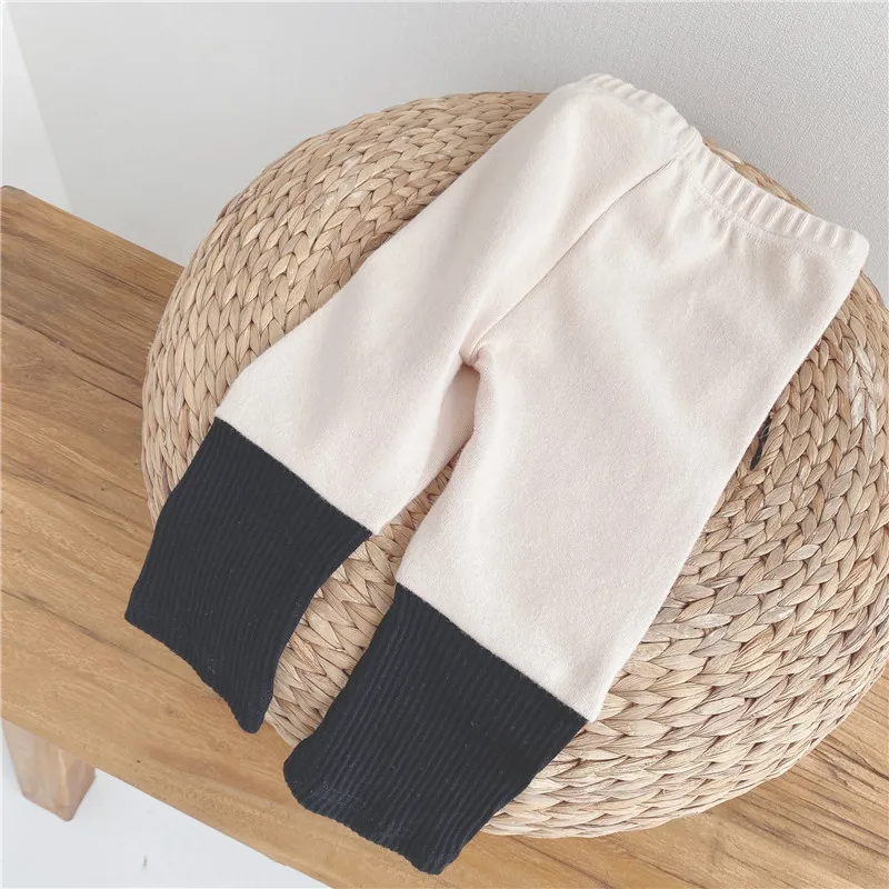 

Children's autumn casual pants children's clothing baby stitching leggings baby pants 131