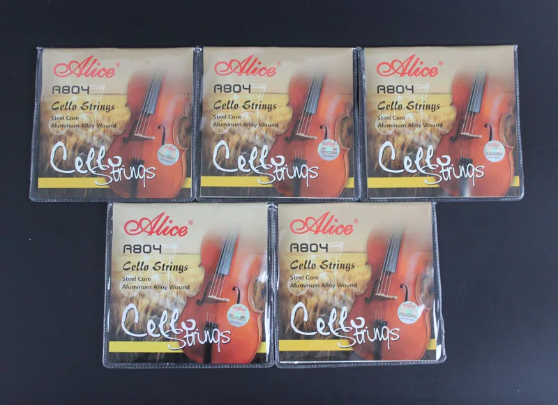 5 Sets Alice A804 Steel Core Aluminum Alloy Wound Cello Strings