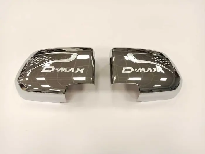 

Roxform Mirror Cover Bright Chrome Logo Car Exterior Accessories Tuning For Isuzu D-Max 2012 2013 2014 2015 2016 2017