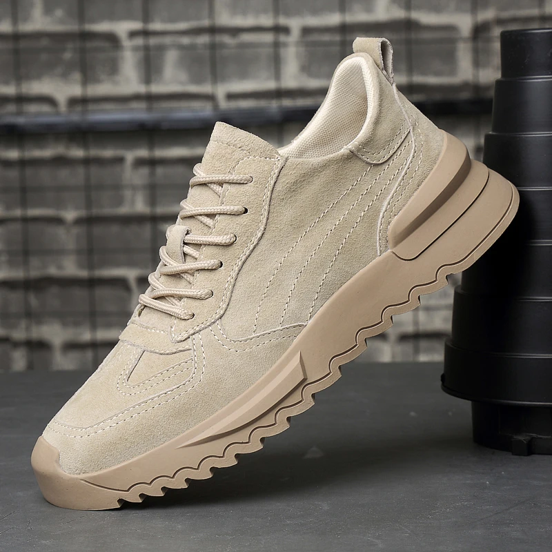 

Luxury Genuine Leather Men's Shoes Fashion Soft Comfortable Lace-Up Oxford Shoes Outdoor Sport Trend Design Casual Shoes