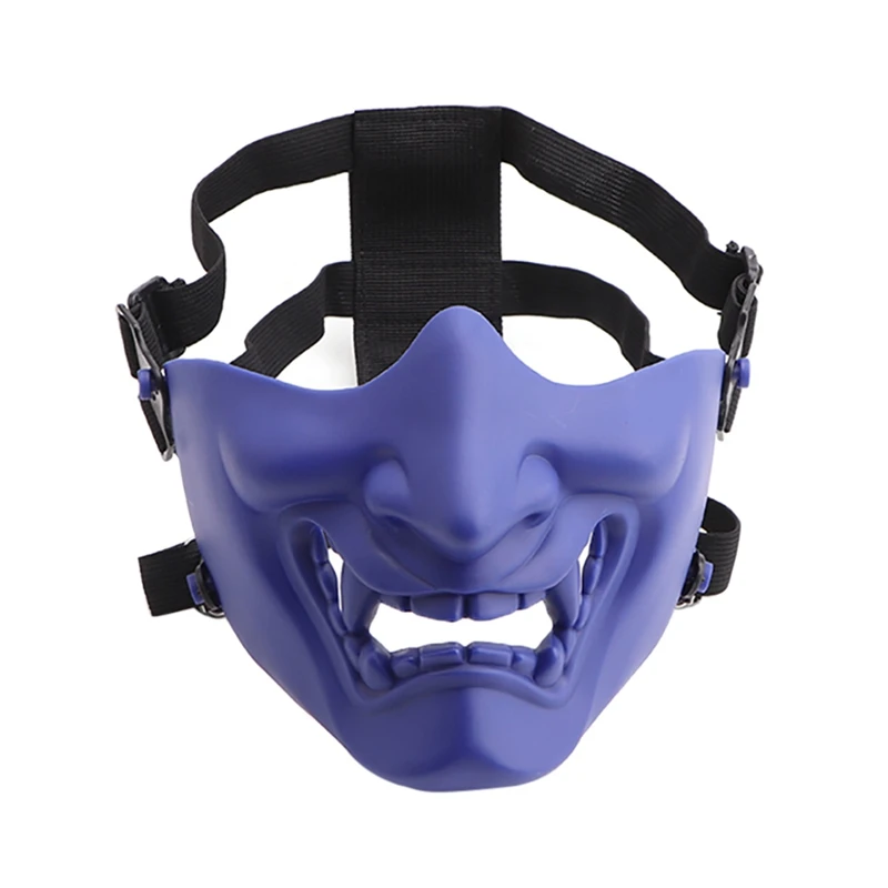 

Регулируемый головной убор в форме Призрака с полумордочкой, защита для улицы, спортивная одежда, костюмы на Хэллоуин 12