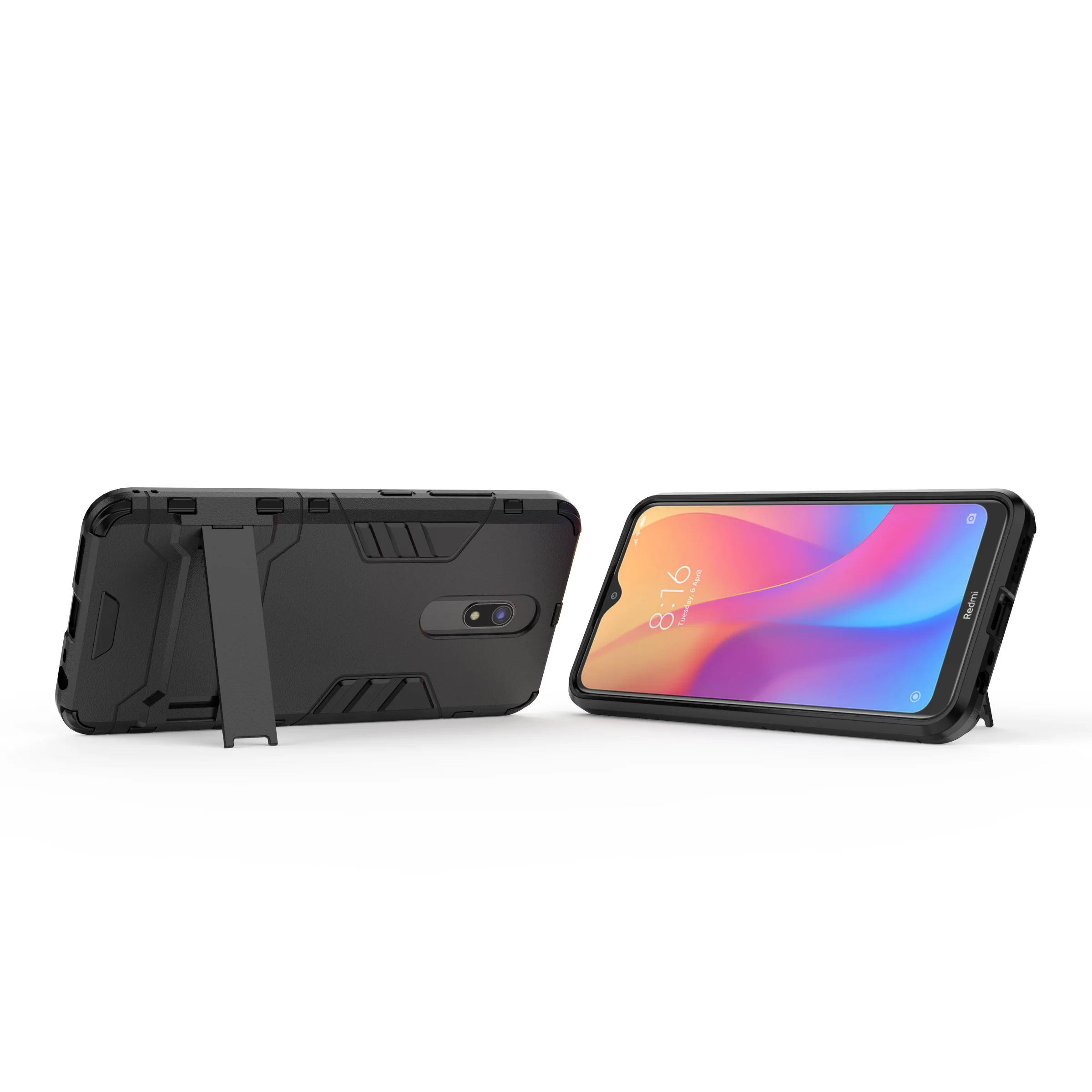OUDINI для Xiaomi Redmi 8 8A задняя крышка Подставка Броня противоударный чехол