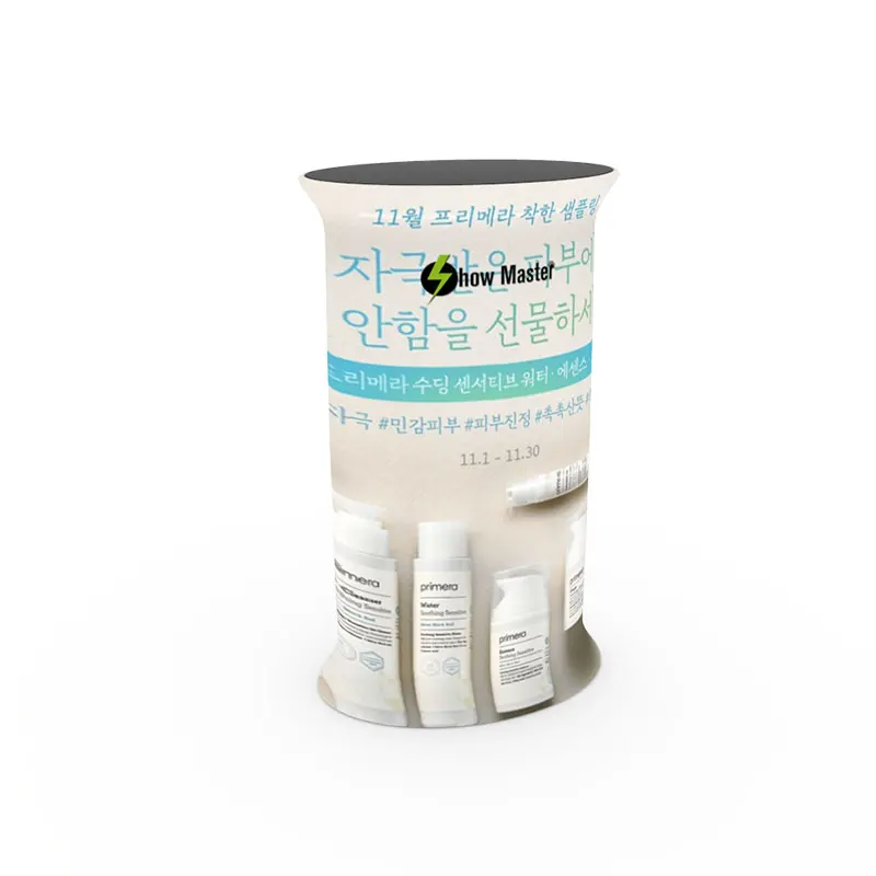 Горячая продажа полукруглой формы Натяжной ткани Портативный счетчик