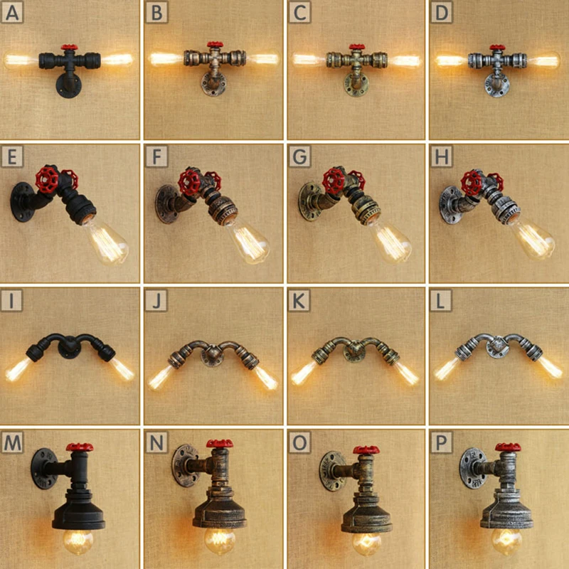 Американский Ретро настенный светильник лофт промышленный в стиле стимпанк
