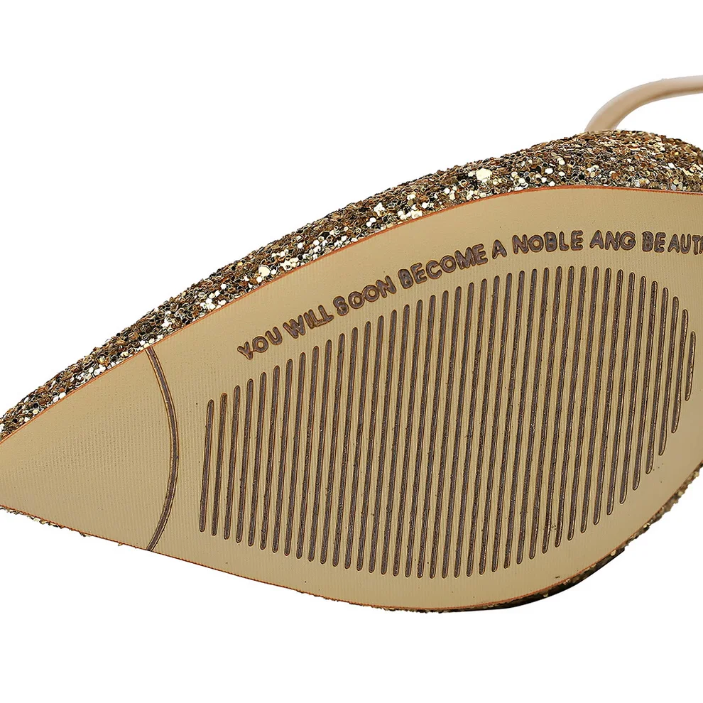 BIGTREE/Новые пикантные сандалии Блестящие модные летние босоножки высокого