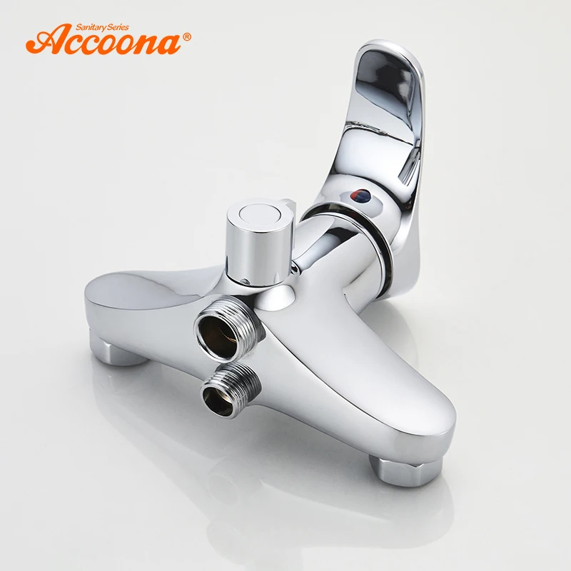 Accoona выпуск крана для ванны хромированная труба с душевой головкой набор душа из