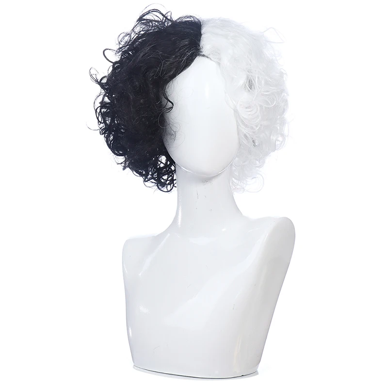 

1 шт. женские чёрные белые вьющиеся волосы парики головные уборы аксессуары для волос