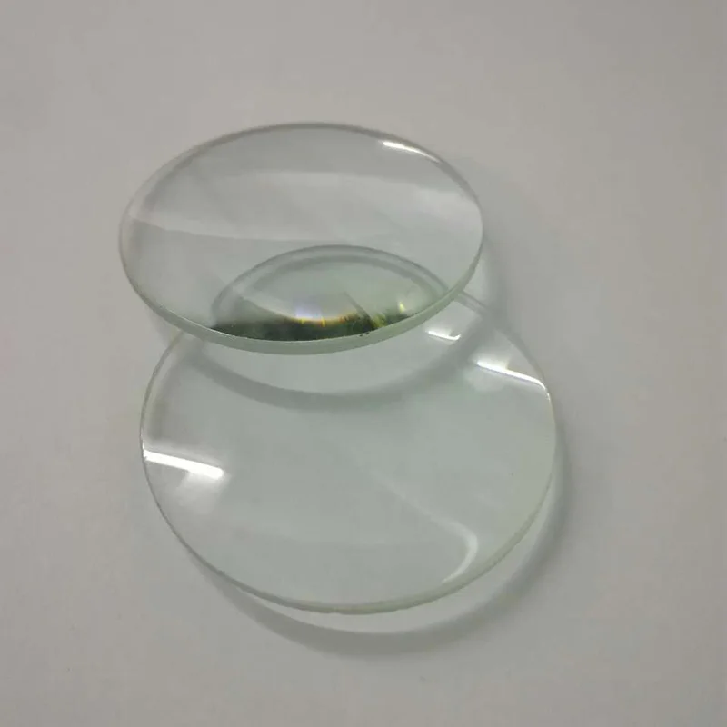2pcs 40mm Optical Glass Focal Length Optics Double Convex Lens Focus 100mm Physical Experiment Bi-Convex lens | Инструменты