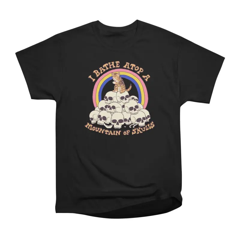 

Футболка унисекс из 100% хлопка, с принтом «горы черепа»