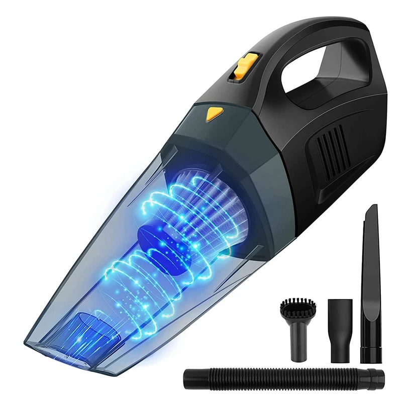 

Handheld Vacuum, 7000PA 120W Powerful, Rechargeable Lightweight,Vacuum Cleaner for Home, Pet and Car Cleaning