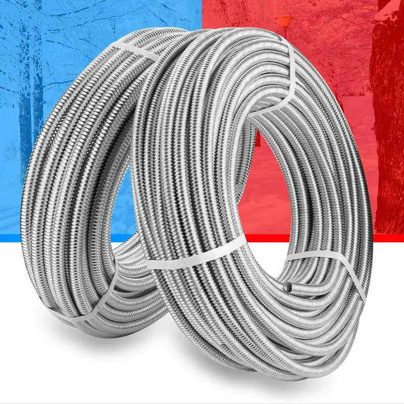 Выдвижной шланг из нержавеющей стали 1/4 дюйма 3/8 1/2 3/4 1 дюйм 2 дюйма|corrugated pipe|corrugated