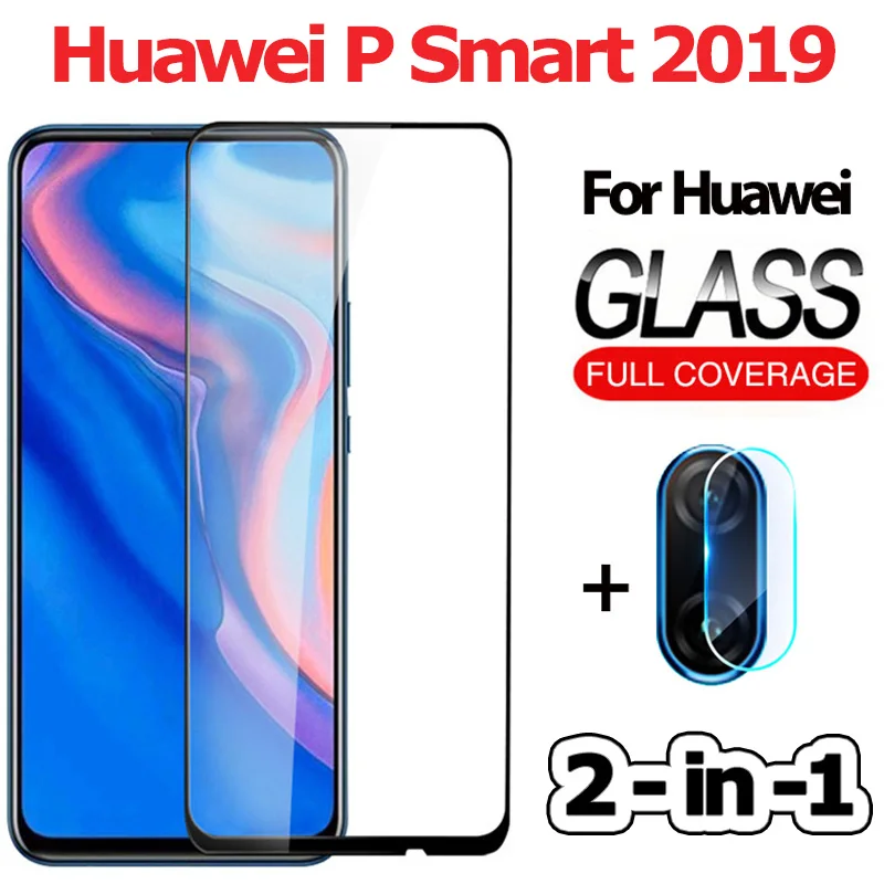 P Smart 2019 2-in-1 3-в-1 закаленное cтекло Huawei P Smart Z/ kамера cтекло Honor 8A cтекло Huawei P Smart /Z защитное стекло на хонор 8а стекло на хуавей п смарт /Z cтекло п смарт Z стекло Honor 8A Huawei P Smart Z/ glass - Цвет: P Smart 2019 2-in-1