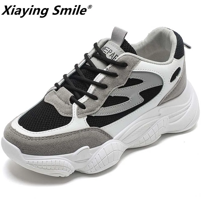 Женские кроссовки для бега Xiaying Smile демисезонные на шнуровке улицы|Беговая обувь|