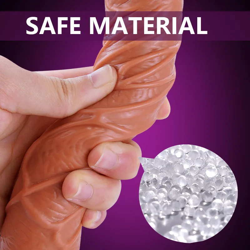 Реалистический Пенис для Для женщин Cutetty длинный и большой пенис фаллос на