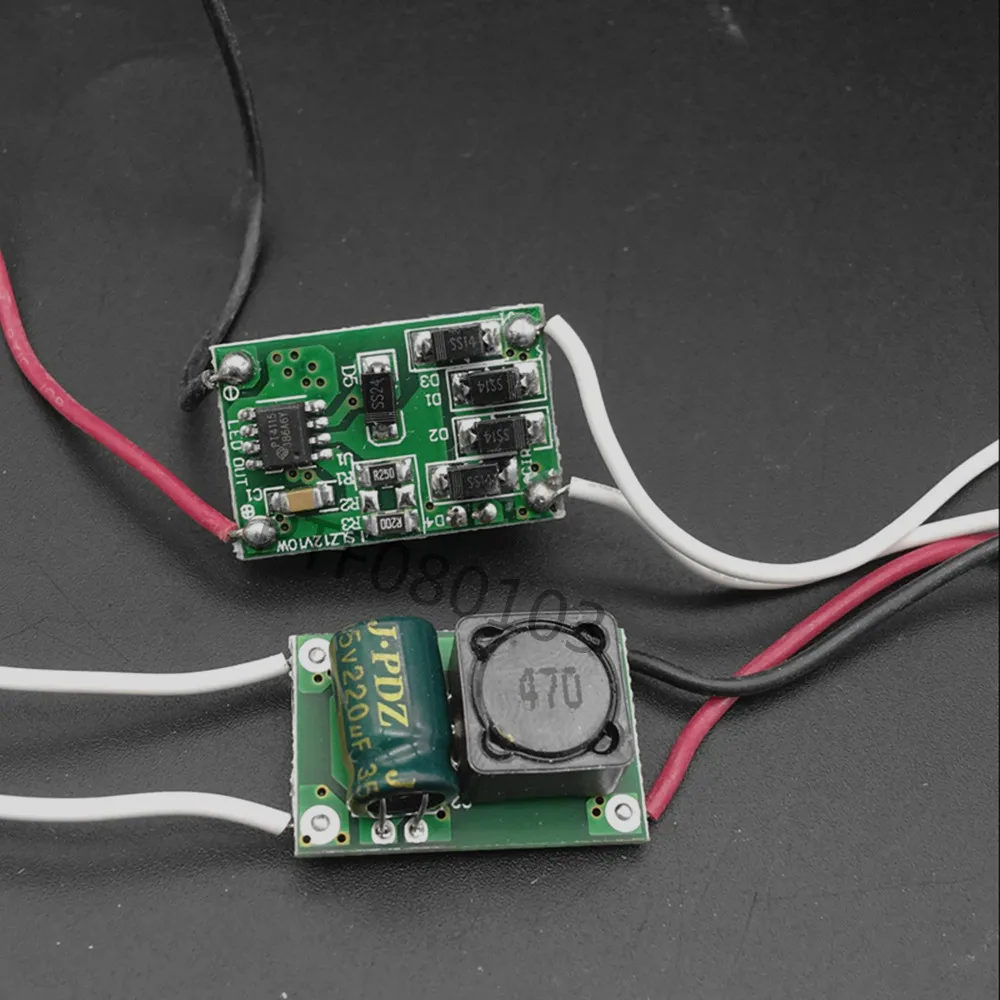 900mA 10 Вт AC/DC 12V ~ 24V светодиодный Тройная струна тройной несмонтированная плата