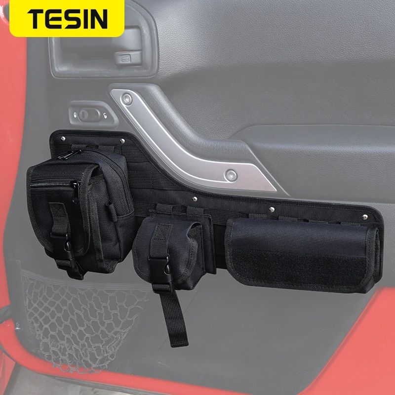 Скидка Сумка TESIN для хранения и поддержания порядка на передней и задней двери автомобиля, тактическая подвесная доска, органайзер, аксессуары для ...