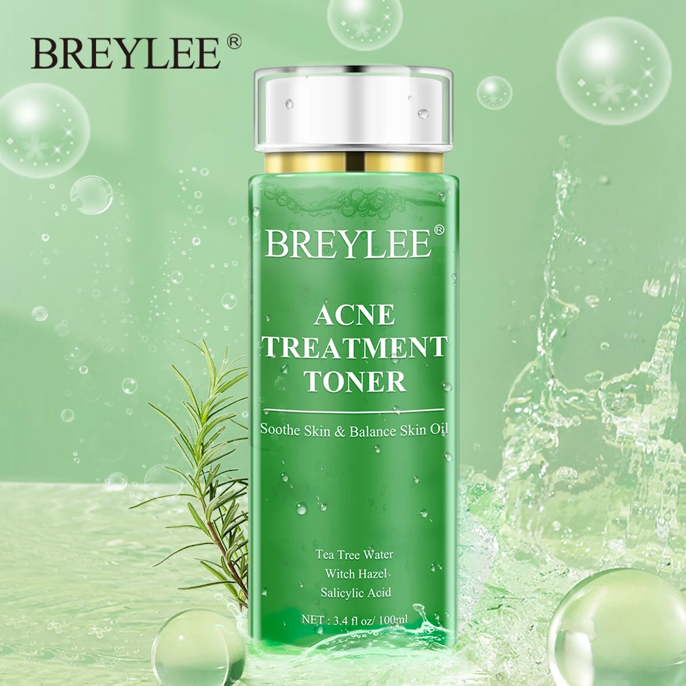

Тоник BREYLEE для лечения акне, сыворотка для удаления прыщей на лице, контроль жирности, увлажнение, отбеливание, мягкий успокаивающий и сухой ...