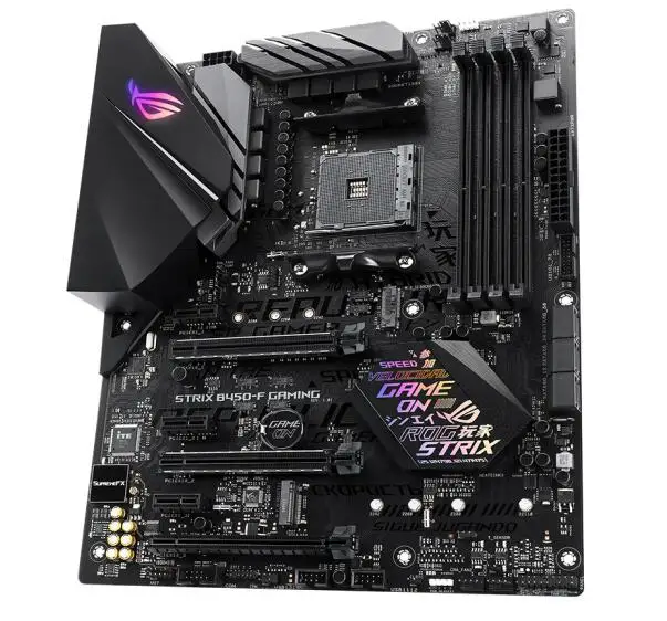 Kaufen Verwendet, ASUS ROG STRIX B450-F GAMING Motherboard Buchse AM4 DDR4 Für AMD B450M B450 Original Desktop Mainboard