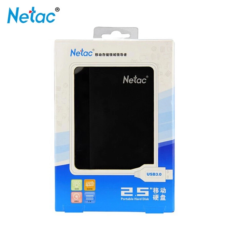 Netac K218 USB 3, 0 HDD 2  1 - TB 2, 5      5400 /  Windows, Mac