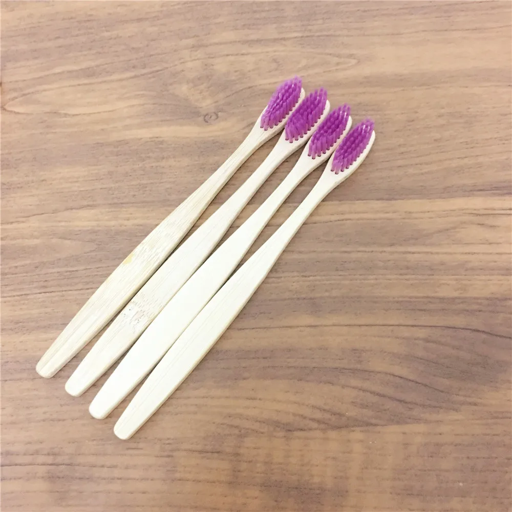 10 шт. органические бамбуковые деревянные ручки без BPA экологически чистые щетки