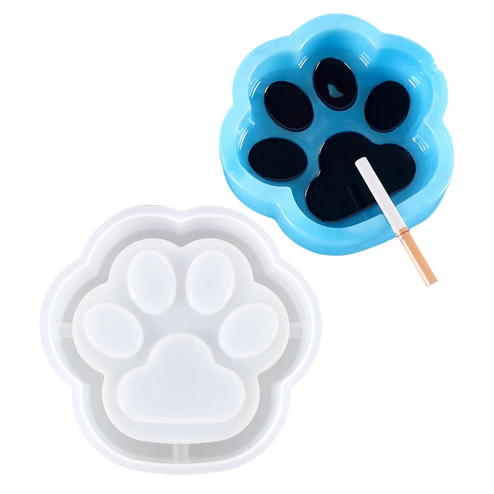 

DIY Cat Claw Ashtray Silicone Molds UV Epoxy Resin Mould For DIY Crafts Tools Home Making Decoration Supplies