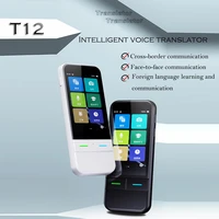 new t12 138 languages voice translator multi languageinstant translator wireless real time translator app recording function