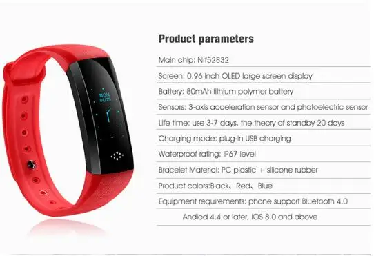Beaulyn 2019 Smartch IP67 водонепроницаемый спортивный фитнес трекер M2S HR и BP умный Браслет
