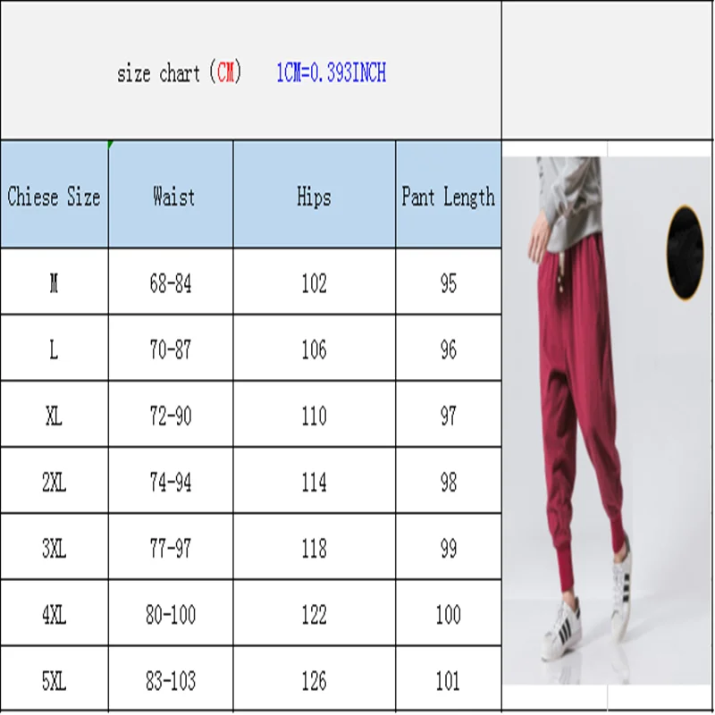 

Men's Cotton Harem Pants Solid Elastic Waist Thick Warm Joggers Long Trousers Fashion Brand Streetwear Pants Drop Shipping P0126