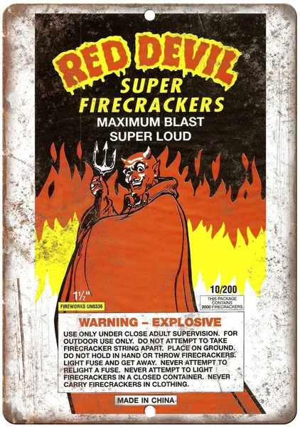 

Посылка дьявол, фейерверк, упаковка, фотообои, Ностальгический орнамент, металлический плакат, гараж, арт-деко, бар, кафе, магазин