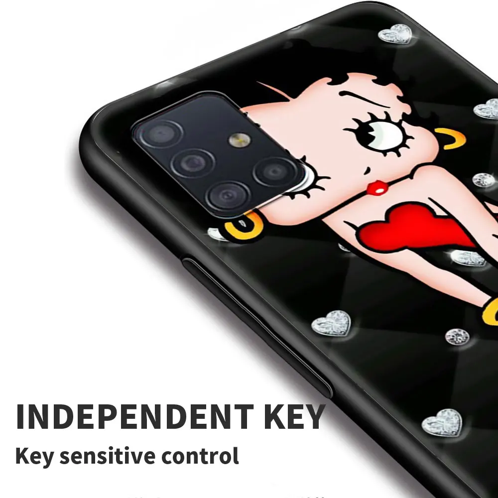 

Betty Boop Cartoon Phone Case For Samsung S21 S20 FE Ultra S10 Lite S10e S9 S8 S7 Plus Fundas Cover Case Capa Guscio