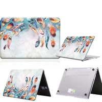 rainbow feather pattern anti slip laptop case for matebook 1313 amd ryzen14d14d15x 2020x propro 16 1honor magicbook1415