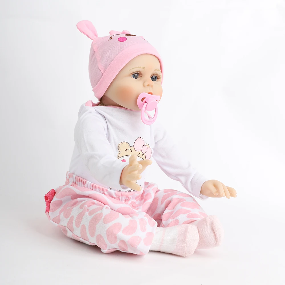 

ZIYIUI Reborn Dolls Finished Real Girl Set Cheap Limbs Silicone 50Cm Gift Accessories Collection Art Accompany Birthday Gifts