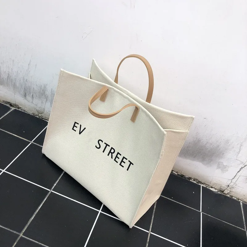 

Новинка 2021, простая и универсальная сумка, Корейская Холщовая Сумка, сумка большой емкости, сумка через плечо, женская сумка