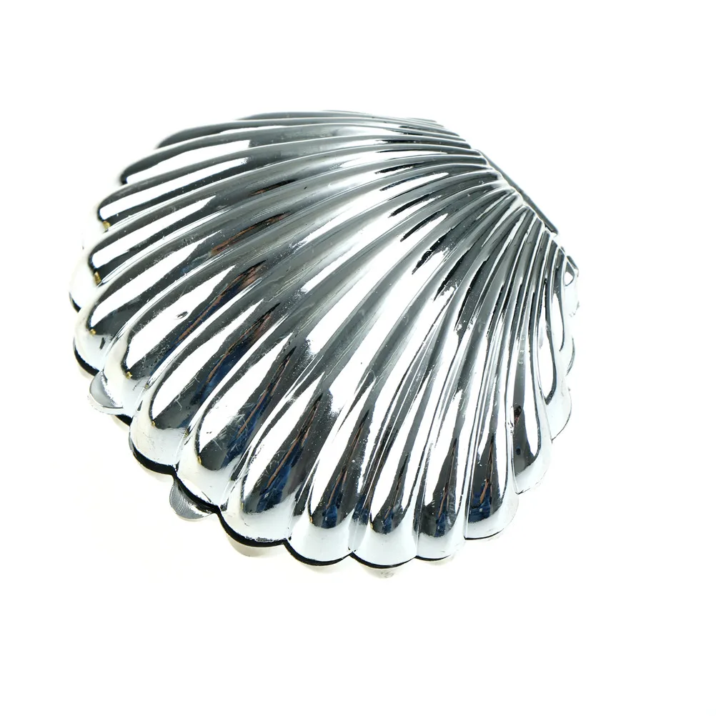 

1PCS Creative Mariage Silver Gold Shell Candy Box Wedding Favor Box Gifts Wedding Party Supplies Decoration 10x8x5cm