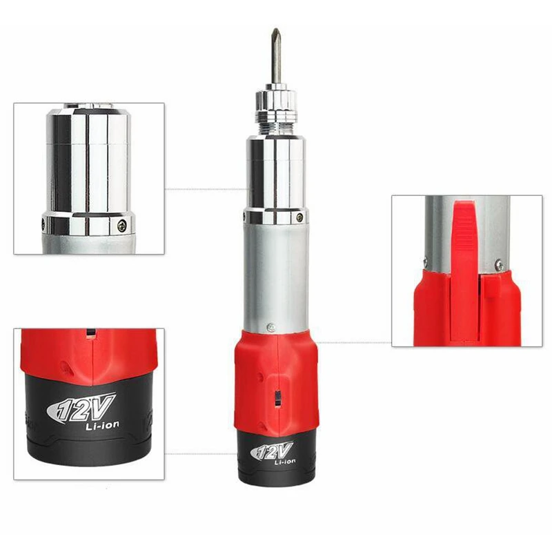 12V Charging Screwdriver Multifunctional Lithium Battery 50Nm Torque Adjustable 1000r/min 50HZ High Quality Tools | Инструменты