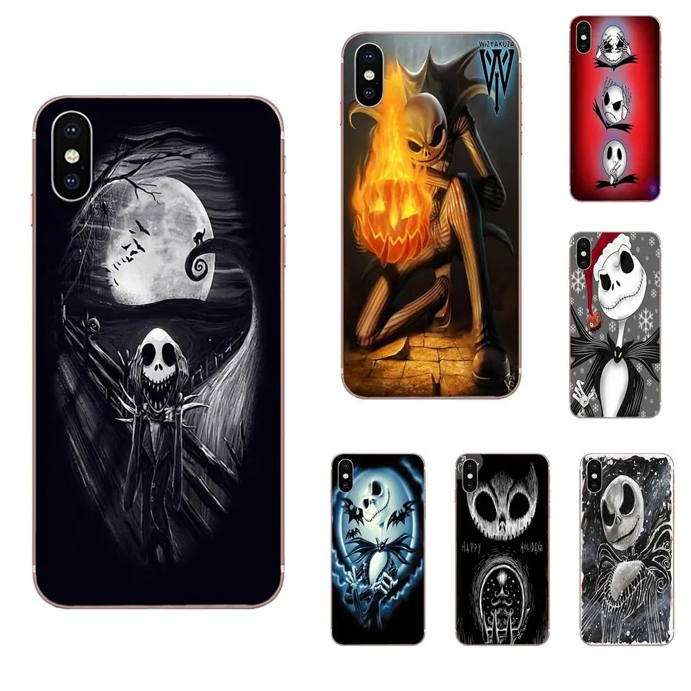 Прохладный черный Джек Скеллингтон для Huawei Honor 4C 5A 5C 5X6 6A 6X7 7A 7C 7X8 8C 8S 9 10 10i 20 20i Lite рro