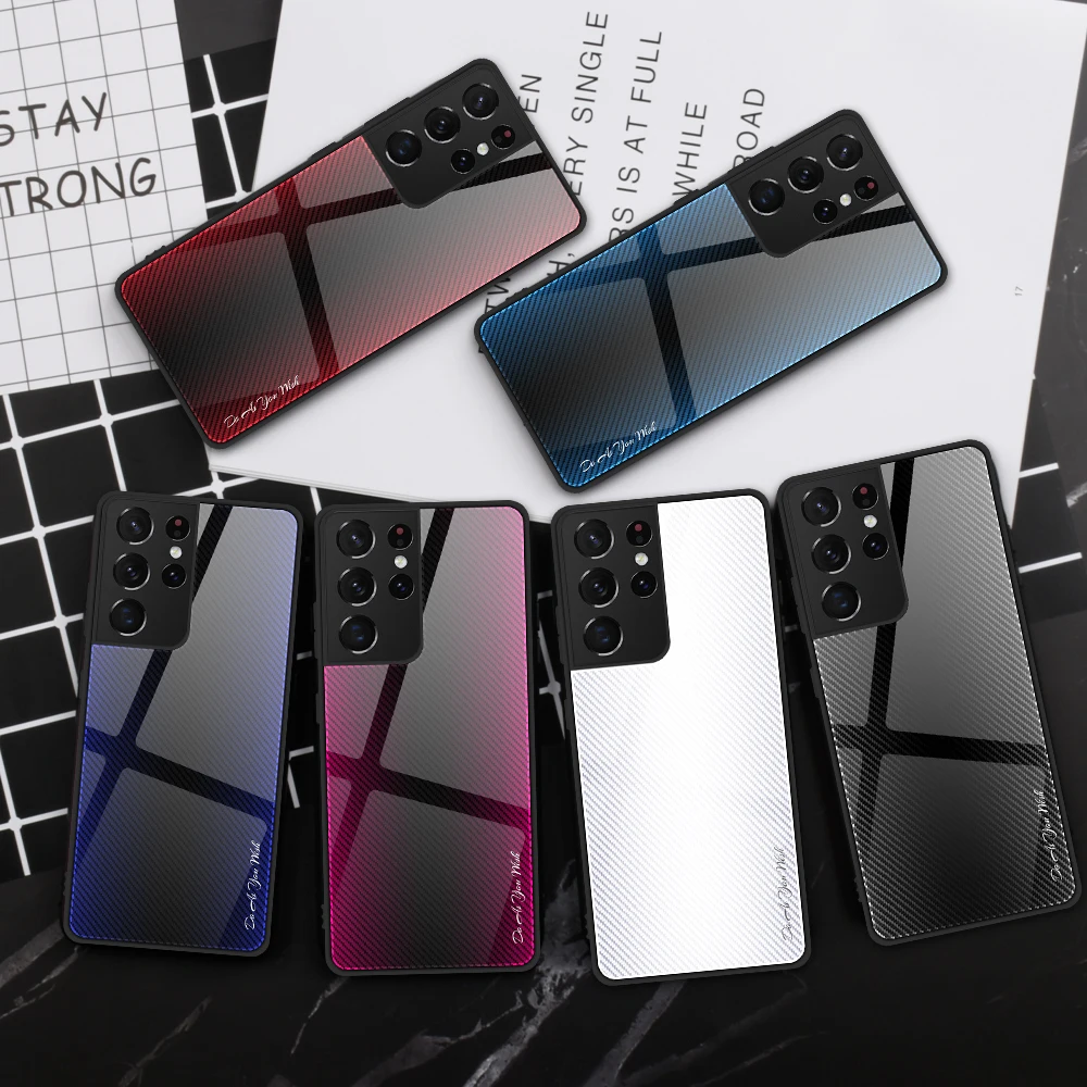 Жесткая накладка на заднюю панель бампер для Samsung Galaxy S21Ultra 5G S 20 21 текстуры защита