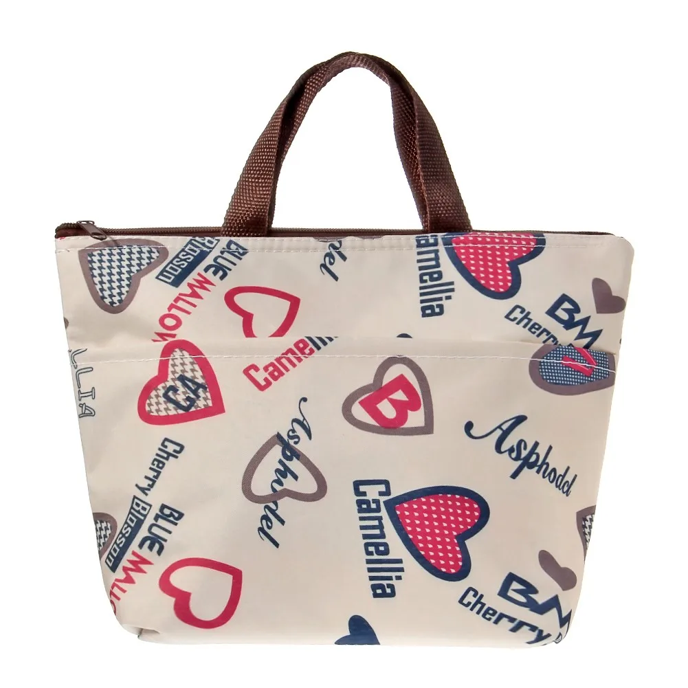 Модная печать уплотненные термосумки сумка для обеда большой термостат с теплым