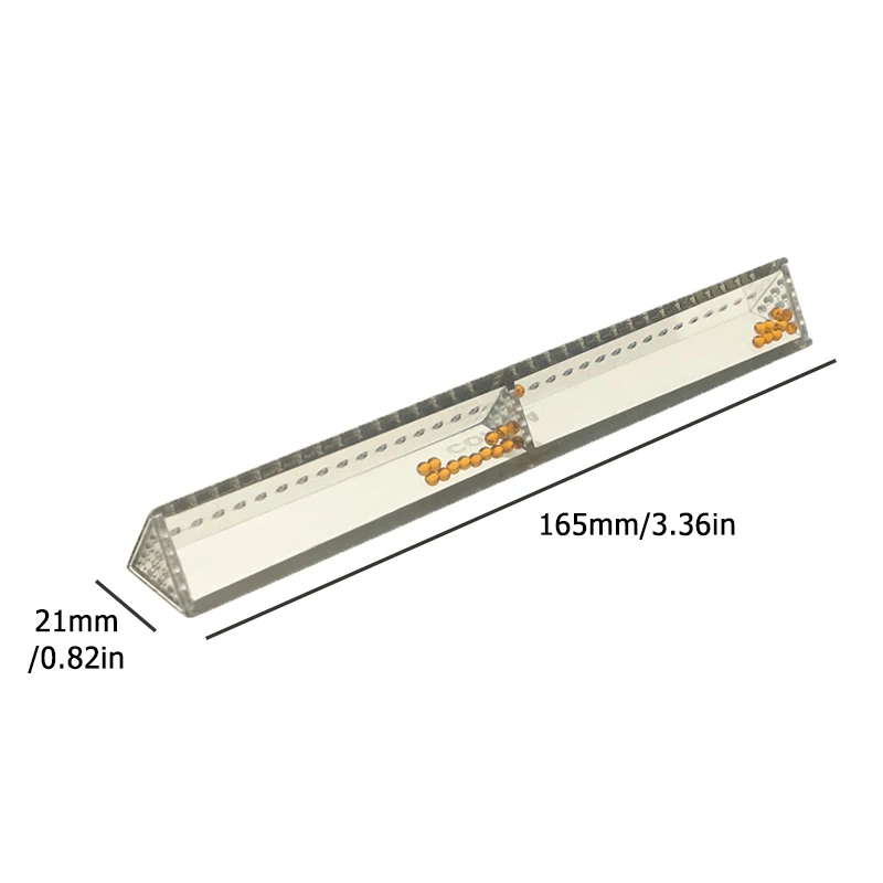 Треугольный Прозрачный чехол для табака курения увлажнителя увлажнения