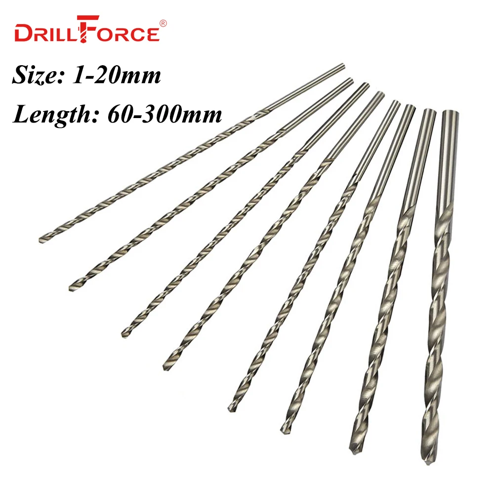 

DRILLFORCE Спиральные сверла HSS 1-20 мм