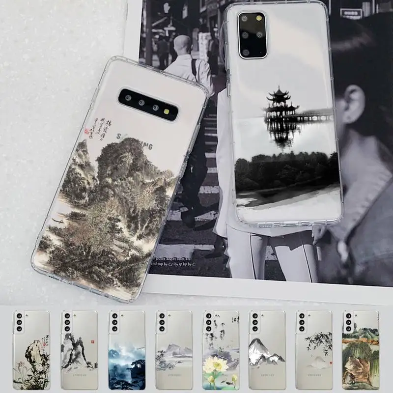 

Chinese Style Phone Case For Samsung A 10 20 30 50s 70 51 52 71 4g 12 31 21 31 S 20 21 plus Ultra
