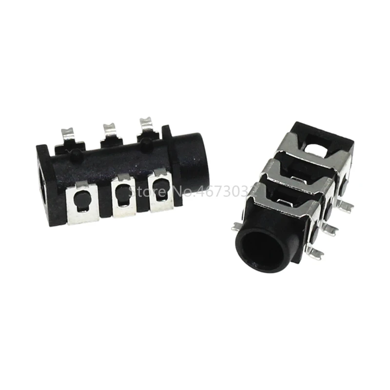 20 шт. PJ-313 3 5 мм разъем встроенный 5pinblack для наушников аудио PJ313 футов | Обустройство
