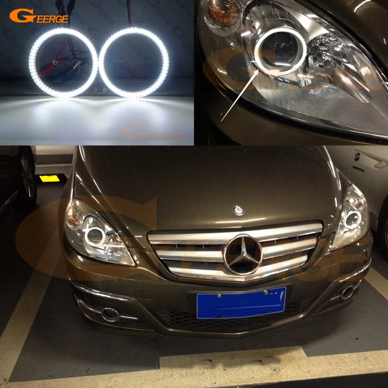 Для Mercedes Benz B Class W245 B150 B160 B180 B170 B200 2005 2011 ультра яркий SMD СВЕТОДИОДНЫЙ ангельские