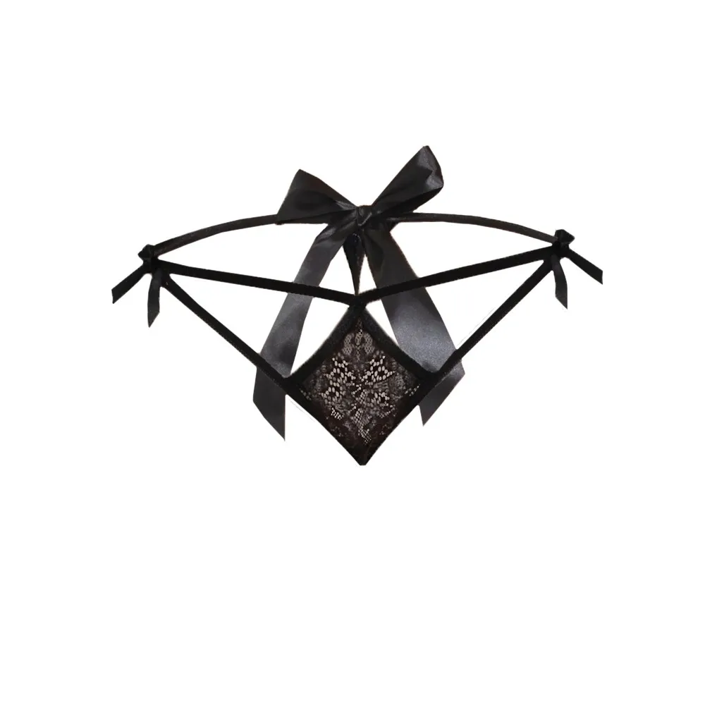 Новое эротическое женское нижнее белье с бантиком сексуальное для девочек