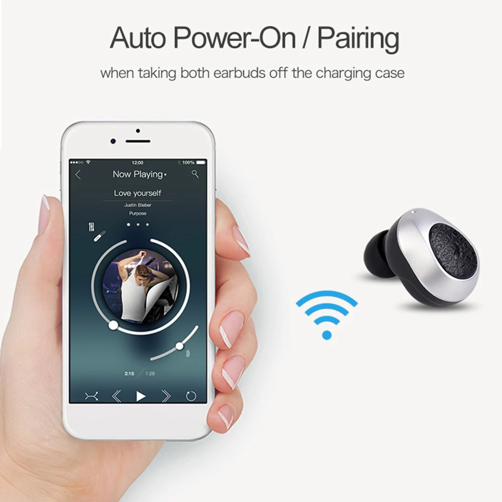 Fineblue RWS X8 наушники вкладыши TWS Bluetooth 5 0 стерео музыкальные невидимые Наушники