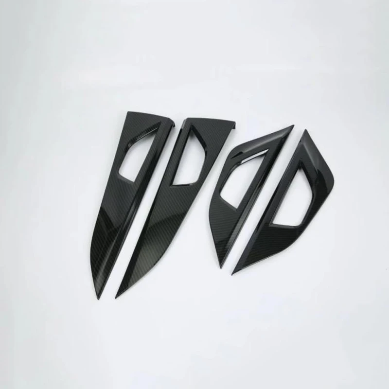 

Хромированная или карбоновая внутренняя дверная ручка, чаша, панель, покрытие, аксессуары для стайлинга автомобиля, 4 шт. для Subaru XV 2018 ABS